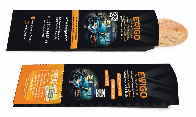 Sacs à pain personnalisés aux couleurs de mon entreprise à Genas