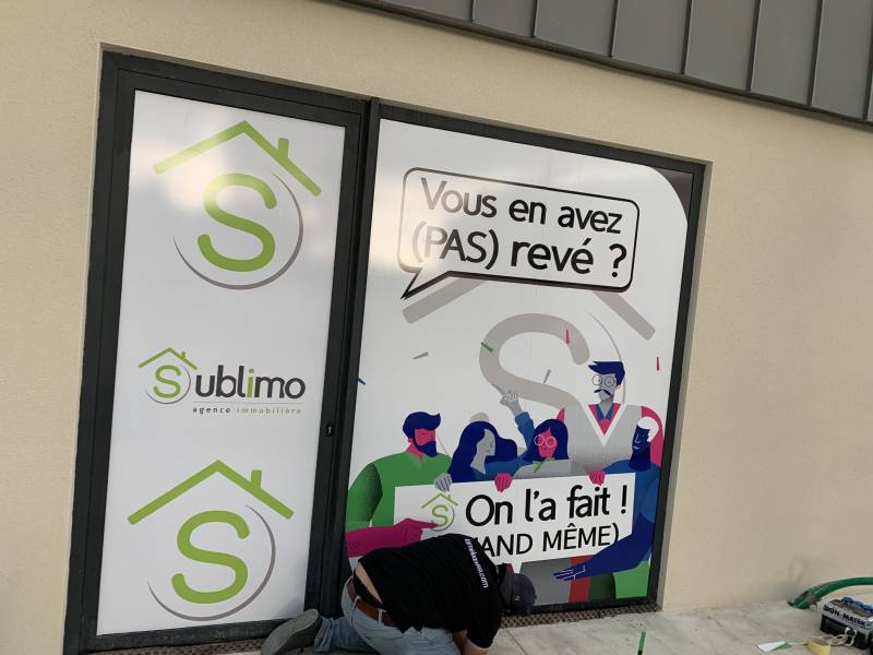 Fabrication et pose d'adhésifs pour décoration intérieur à Lyon près de Part Dieu