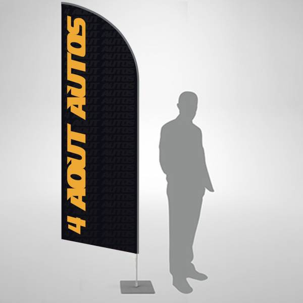 Oriflamme intérieure et extérieure personnalisée à Genas