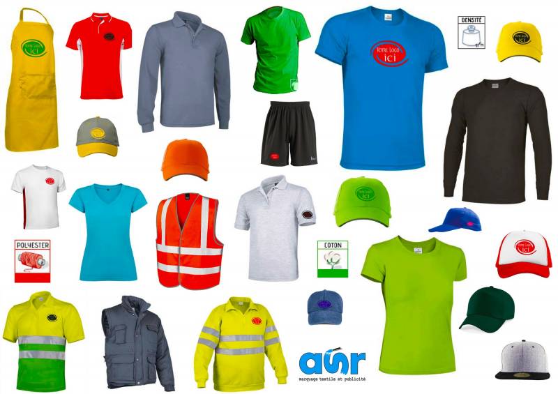 Professionnel de l'impression sur textile, avec des supports différents dans une large gamme de textiles personnalisés à Vaulx en Velin